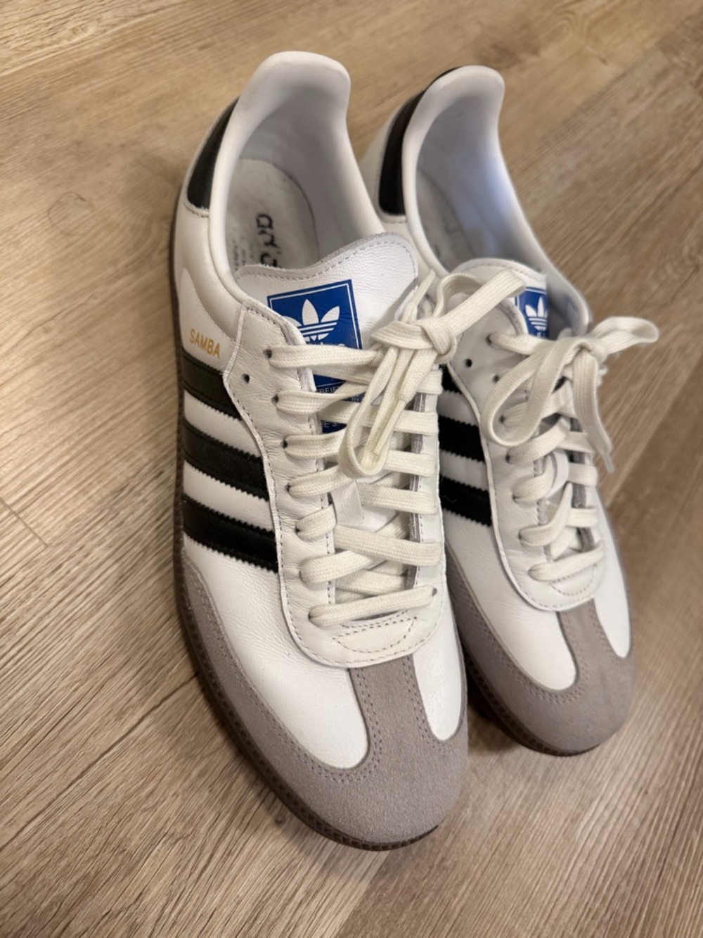 adidas Samba Low-Top Sneakers in White, Black, Gray
